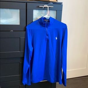 Royal Blue Polo Ralph Lauren Dri-Fit Quarter Zip